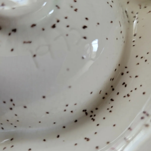 Vintage PW Pottery Relish Tray Set Chip and Dip Set - Picture 6 of 7